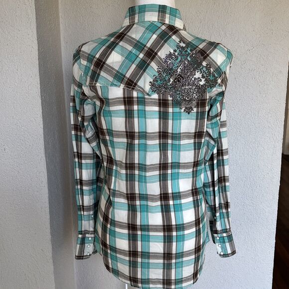 Ariat Cybil Fitted Snap Front Shirt, Size S - Picture 3 of 10